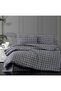 Small Smoked Square Single Duvet Cover Set with Elastic Sheets (100x200)