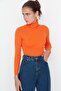 Orange Basic Turtleneck Sweater TWOAW21KZ1279 - 3