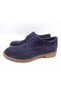 Winter Suede Men's Shoes Au05 Navy Blue - 3