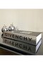 Givenchy Decorative Book Box Silver Black - 3