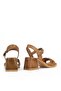 , Women's Genuine Leather Heeled Sandals 141992Z19001 Tan - 5