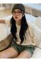 Women's Beige Summer Vacation Oversize T-shirt - 2