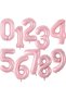 Licensed Diva Lol Baby Pink Number Balloon Set Lol Surprise Pink Number Balloon - 5