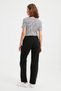 Zipper Detailed Super High Waist Comfortable Fit 90's Wide Leg Palazzo Jeans - 5