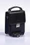 4170 100% Genuine Leather Men's Handbag Crossbody Bag Black