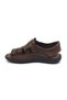 Taşpınar 100% Genuine Leather Inside and Outside Men's Orthopedic Summer Comfortable Daily Sandals 40-44 - 3