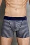 Men's Navy Blue Modal Regular Leg Boxers