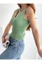 Women's Front Back V-Neck Ladder Detailed Knitwear Athlete Trk6000 - 2