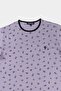 Lavander - Erkek Merserize Pamuk Basic T-shirt - 6