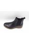 Black Leather Chelsea Boots - 3