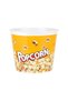 3 Pieces Corn Chips Bucket Colorful Plastic Popcorn Bowl - 3