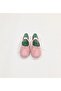 Pink Leather Single Sole Ballet Booties - 3