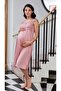 4721 Maternity Sling Sleeve Lace Maternity Nightgown - 2