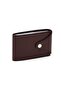 Credit Card Holder Claret Red 10 Leaves Horizontal 7x10,5 Cm