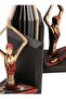 Girl Doing Yoga Book Holder Red Hands in the Air - 3