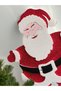 Glittery Giant Santa Claus Christmas Special Door Wall Decoration Styrofoam - 2
