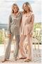 5126 Gray Dotted Front Buttoned Maternity Pajamas Tk