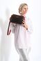 Women's Brown 2 Compartment Crossbody Shoulder Bag - 3