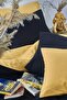 Black Yellow Single Double Sided Duvet Cover Set - 2