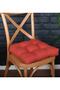 Gold Tile Fluffy Chair Cushion Special Stitched Lace up 40X40Cm - 2