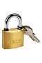 Kale Brass Yellow Padlock 60 Mm