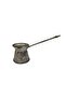 وعاء قهوة مصبوب من الفولاذ المقاوم للصدأ مطلي بالنحاس 50 مل لون فضي