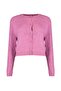 Pembe Yumuşak Dokulu Ajurlu/Delikli Triko Hırka TWOAW21HI0020 - 7