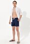 Navy Blue Men's Swim Shorts - 3