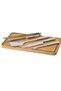 Natural Wooden Presentation Plate Wooden Cake Service Cheese Plate Beech Wood 34cm - 3