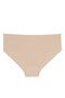 3-Piece Women's Nude Cotton Camisole Thin Elastic Bato Panties - 3