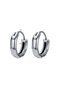 Classic Hexagonal Vintage Flat Corner Snap Hoop Men's 316l Steel Earrings (pair) - 4