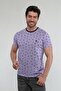 Lavander - Erkek Merserize Pamuk Basic T-shirt