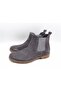 Suede Men's Chelsea Boots Au15 Gray - 3