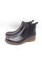 Black Leather Chelsea Boots - 2
