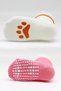 Biorganic Paw 2-Piece Non-Slip Socks 68393 Fuchsia Ecru - 3