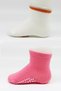 Biorganic Paw 2-Piece Non-Slip Socks 68393 Fuchsia Ecru - 4