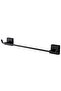 Stainless Brass Dove Bathroom Accessory Set Towel Holder-Robe Rack-Toilet Paper Holder Matte Black - 3