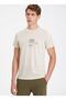 Men's Beige Raw Cotton Protect T-shirt