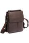 West Polo 5003 Men's Hand and Shoulder Strap Bag Brown
