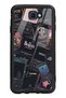 Samsung J7 Prime Glossy Phone Case with Retro Music Design