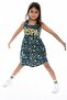 Melange Snow Girl's Nightgown - 2