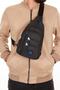 Nw-2033 Shoulder and Waist Bag with Headphones and USB Output Black-blue