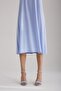 Single Strap Ice Blue Suede Women's Classic Heeled Shoes - 5