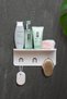 Metal Shower Organizer, Bathroom Organizer, Bathroom Shelf, White Bathroom Organizer - 5