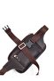 113 Genuine Leather Men's Waist Bag Brown - 5