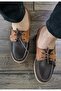 Thermo Sole Genuine Leather Laced Men's Daily Shoes - 2