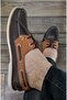 Thermo Sole Genuine Leather Laced Men's Daily Shoes - 3