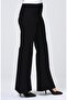 Women's Recovery Featured Diving Fabric Elastic Waist Spaghetti Trousers - Black