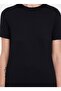 Women's Black Essentials Crew Neck Loose T-Shirt - 3