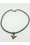 Special Design Handmade Bird Themed Genuine Leather Necklace - 2